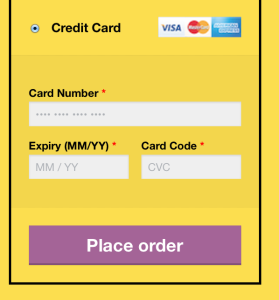 postfinance directlink credit card form